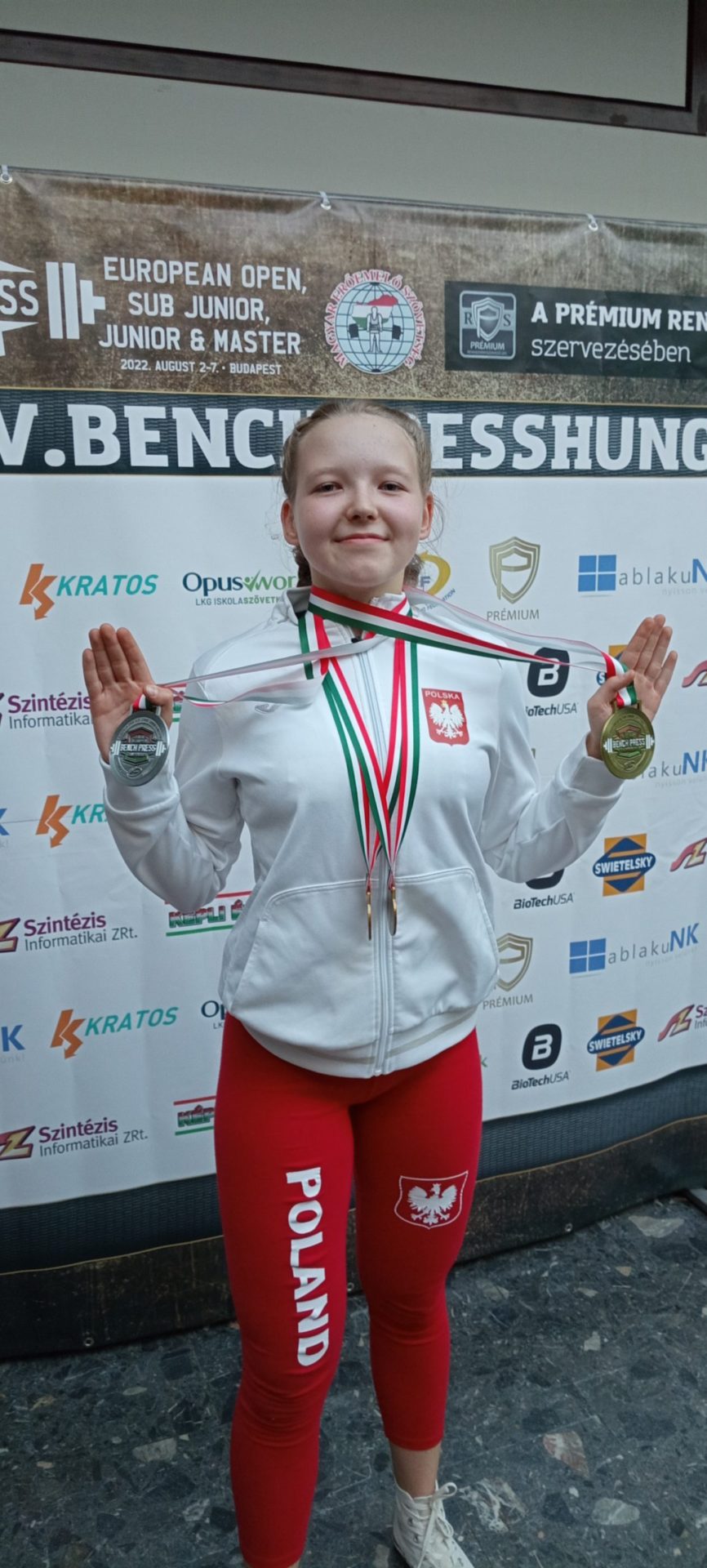 Sukcesy Sandry Dzieżok na Mistrzostwach Europy w wyciskaniu