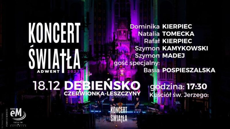 Niesamowity Koncert Światła w Dębieńsku