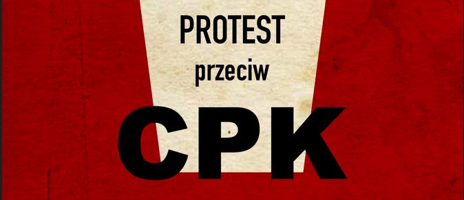 Protest przeciw CPK