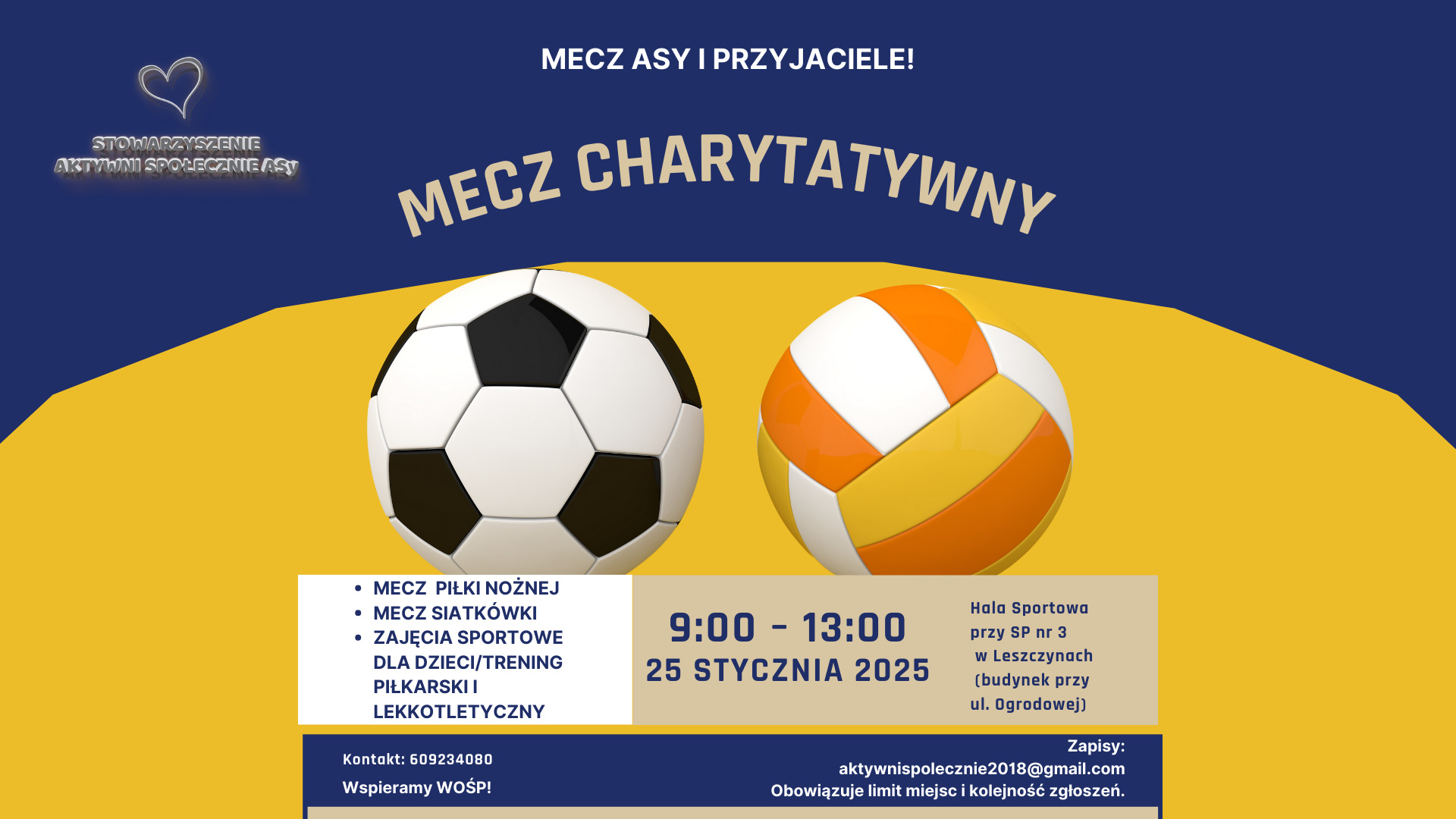 Mecz charytatywny Aktywni&Przyjaciele